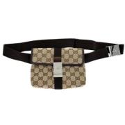 Pre-owned Canvas gucci-bags Gucci Vintage , Brown , Heren