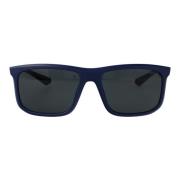 Stijlvolle zonnebril met model 0Ea4234U Emporio Armani , Blue , Heren