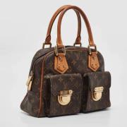 Pre-owned Canvas louis-vuitton-bags Louis Vuitton Vintage , Brown , Da...