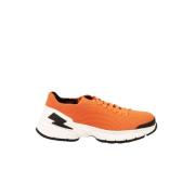 Bolt Sneakers - Technische Stof - Vetersluiting Neil Barrett , Orange ...