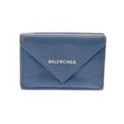 Pre-owned Fabric wallets Balenciaga Vintage , Blue , Dames