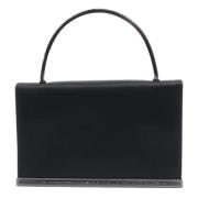 Pre-owned Canvas handbags Salvatore Ferragamo Pre-owned , Black , Dame...