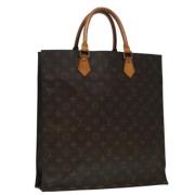 Pre-owned Canvas handbags Louis Vuitton Vintage , Brown , Dames