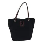 Pre-owned Wool handbags Fendi Vintage , Black , Dames