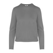 Grijze Cashmere Crew-Neck Sweater Malo , Gray , Dames