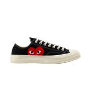 Zwarte Sneakers met Speelse Stijl Comme des Garçons Play , Black , Dam...