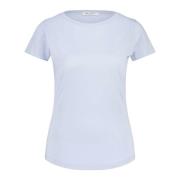 Katoenen T-shirt met ronde hals Stefan Brandt , White , Dames