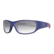 Blauwe Metalen Frame Zonnebril met Bescherming Polaroid , Blue , Unise...