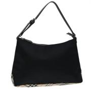 Pre-owned Nylon handbags Burberry Vintage , Black , Dames