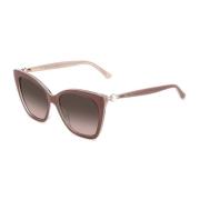 Roze Acetaat Dames Zonnebril met Degraded Lens Jimmy Choo , Pink , Dam...