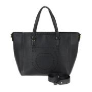 Pre-owned Leather handbags Salvatore Ferragamo Pre-owned , Black , Dam...