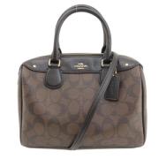 Pre-owned Canvas handbags Coach Pre-owned , Brown , Dames