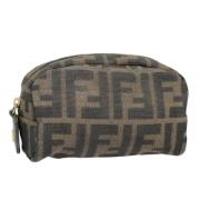 Pre-owned Canvas pouches Fendi Vintage , Brown , Dames