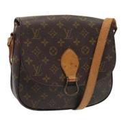 Pre-owned Canvas louis-vuitton-bags Louis Vuitton Vintage , Brown , Da...