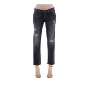 Straight Leg Jeans met Logo Details Jacob Cohën , Blue , Dames