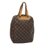 Pre-owned Canvas handbags Louis Vuitton Vintage , Brown , Dames