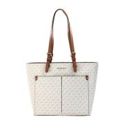 Jet Set Medium Double Pocket Tote Handtas Michael Kors , Beige , Dames