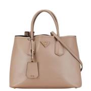 Pre-owned Leather handbags Prada Vintage , Pink , Dames