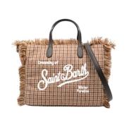 Check Mini Handtas Colette Model Saint Barth , Brown , Dames