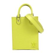 Pre-owned Leather louis-vuitton-bags Louis Vuitton Vintage , Yellow , ...