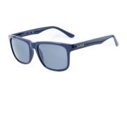 Blauwe Resin Spiegel Zonnebril met Grijze Lenzen Guess , Blue , Heren