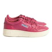 Vintage Geitenleren Sneakers in Fuchsia Autry , Pink , Dames