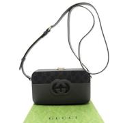 Pre-owned Leather gucci-bags Gucci Vintage , Black , Heren