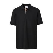 Zwarte T-shirts en Polos Burberry , Black , Heren