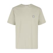 Vos Hoofd Patch T-shirt Maison Kitsuné , Beige , Heren