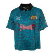 Sportvlag Poloshirt by Parra , Blue , Heren