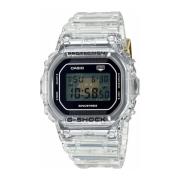 Digitaal Quartzhorloge met Resin Armband Casio , White , Unisex