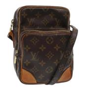 Pre-owned Canvas louis-vuitton-bags Louis Vuitton Vintage , Brown , Da...