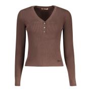 Bruine Longsleeve Top Guess , Brown , Dames