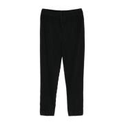 Zwarte Plissé Broek met Trekkoord Taille Issey Miyake , Black , Heren