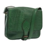 Pre-owned Leather louis-vuitton-bags Louis Vuitton Vintage , Green , D...