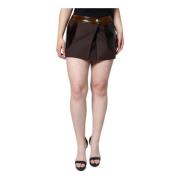 Bruine A-lijn Mini Rok Dolce & Gabbana , Brown , Dames