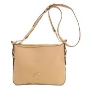 Pre-owned Leather shoulder-bags Coach Pre-owned , Beige , Dames