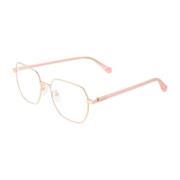 Gouden Vierkante Optische Frames Eco Metaal Polaroid , Yellow , Dames