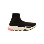 Pre-owned Polyester sneakers Balenciaga Vintage , Black , Dames