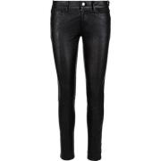 Leren broek met rits en zakken Zadig & Voltaire , Black , Dames