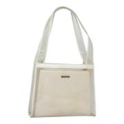 Pre-owned Vinyl gucci-bags Gucci Vintage , Beige , Dames