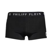 Heren Boxer Zwemkleding met Logo Philipp Plein , Black , Heren