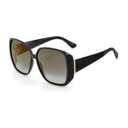 Zwarte plastic zonnebril met UV-filter Jimmy Choo , Black , Dames