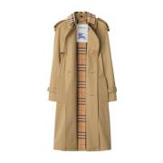 Dubbele Rijgjas Burberry , Beige , Dames