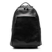 Leren rugzak Quentin/012 Officine Creative , Black , Heren