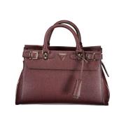 Bruine Polyethyleen Handtas Guess , Brown , Dames