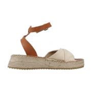 Stijlvolle platte sandalen voor vrouwen Pepe Jeans , Brown , Dames