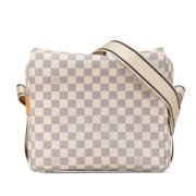 Pre-owned Leather louis-vuitton-bags Louis Vuitton Vintage , White , D...