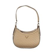 Beige Handtas van Polyethyleen Guess , Beige , Dames