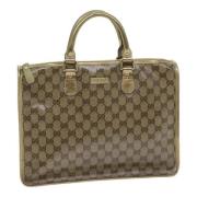 Pre-owned Canvas handbags Gucci Vintage , Brown , Dames